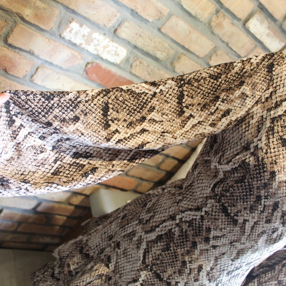 1.State Birch Snake Print Dress | Wild Elegance | Chic Statement | Day-to-Night - Picture 5 of 7